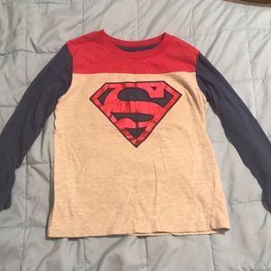 Boys Superman long sleeve shirt